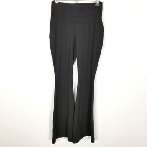 Kit & Ace‎ Women Flare Leg Athletic Pants Size 8 Black Pull On Yoga High Rise
